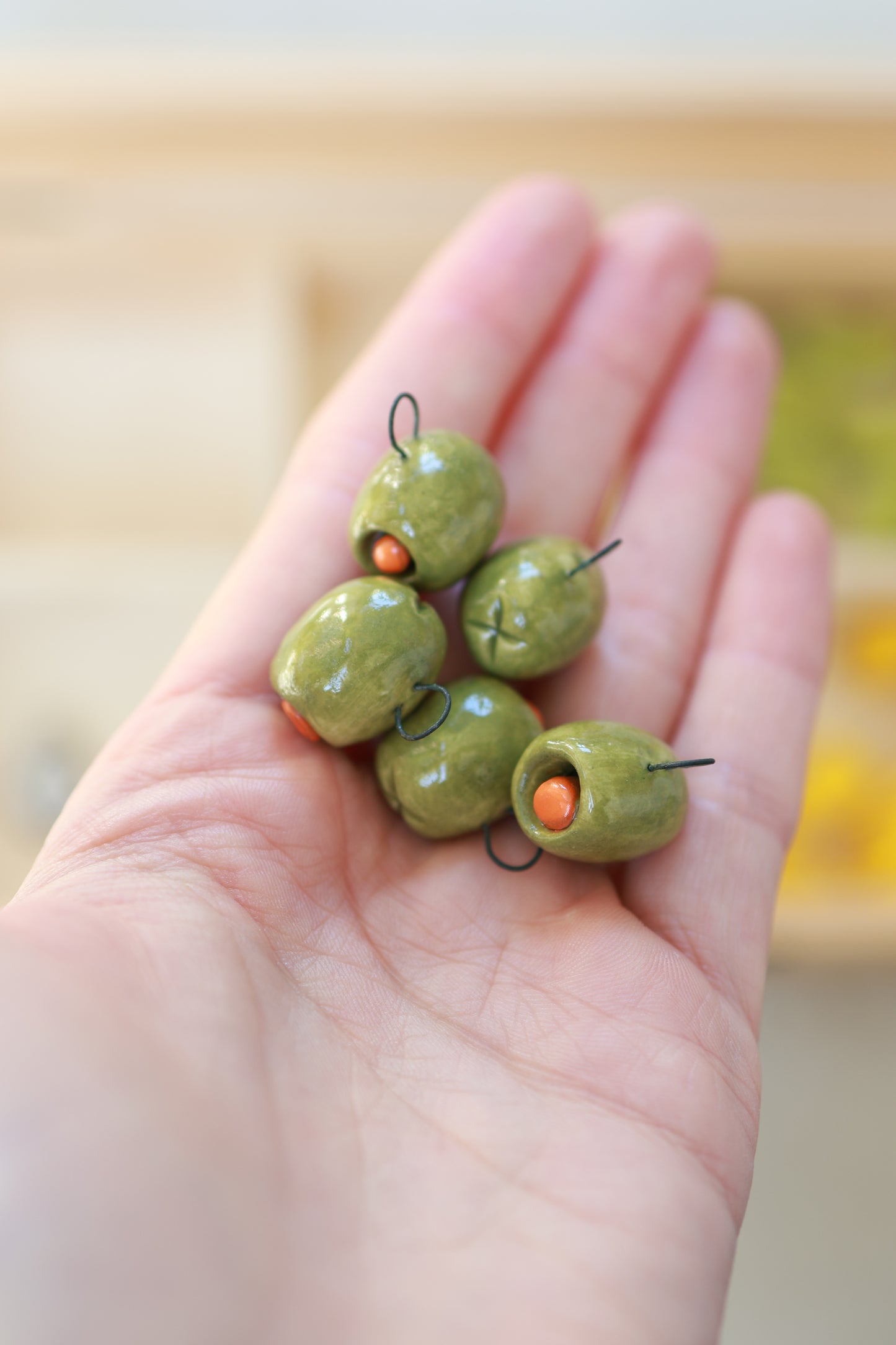 Stuffed Olive Charm