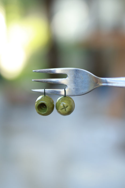 Pitted Olive Charm